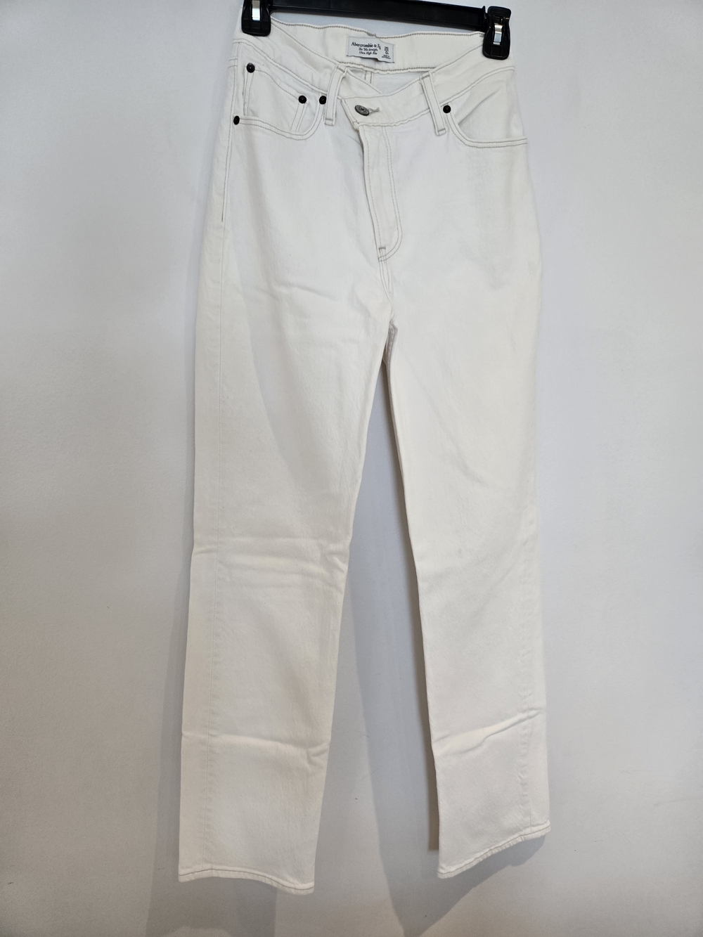 Abercrombie & Fitch White Straight Men's Jeans
